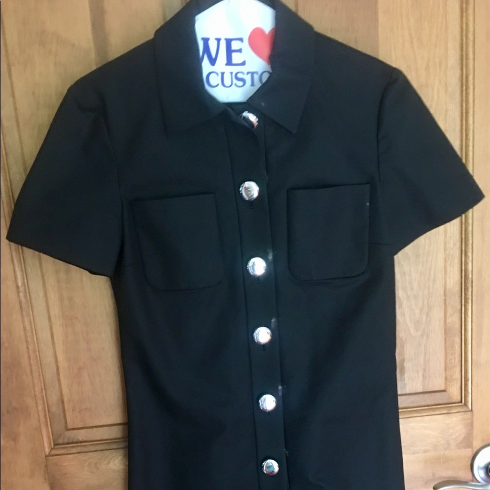 Michael Kors Collection Blk Sz 0 Cotton Dress